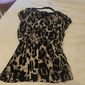 Cotton animal printed dress